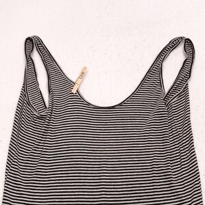 Victoria's Secret Casual Pullover Tank Top Shirt Womens Size Large L Black White